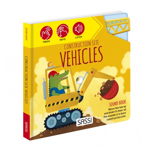 Construction Site Vehicles - Sound Book