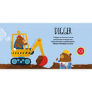 Construction Site Vehicles - Sound Book