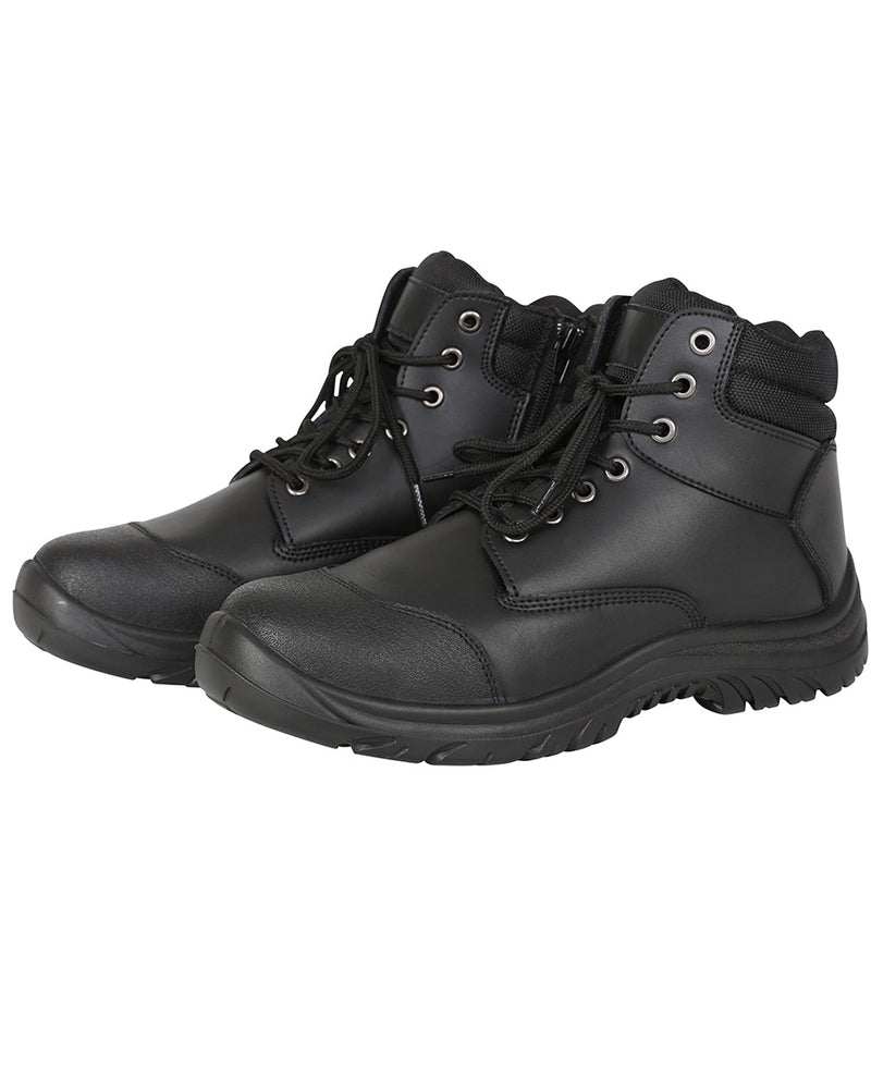 Steeler Side Zip/Lace Up Safety Boot