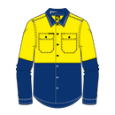 Kids Hivis Two Tone Long Sleeve Shirt