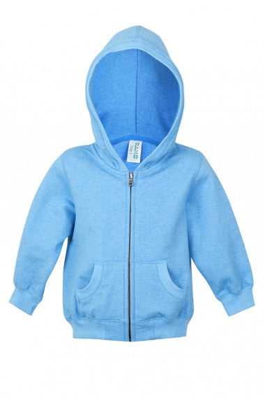 Babies Heather Full Zip Hooded Jacket